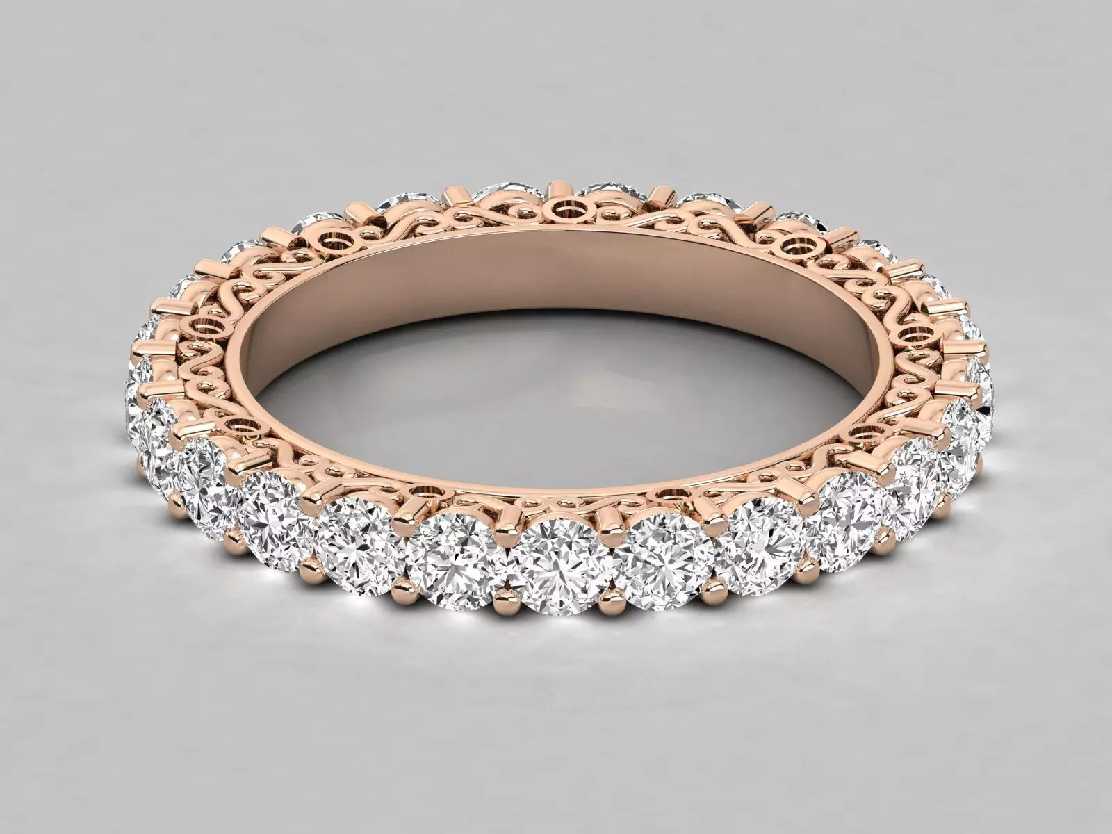 Women ring 3dm stl render detail 3D print model_0