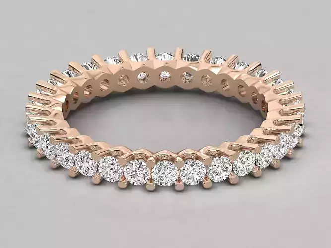 Women solitaire ring 3dm stl render detail  3D print model