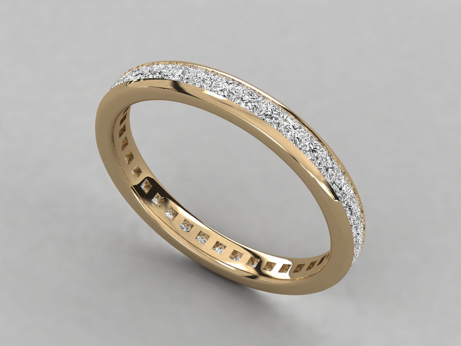 Women ring 3dm stl render detail  3D print model_9