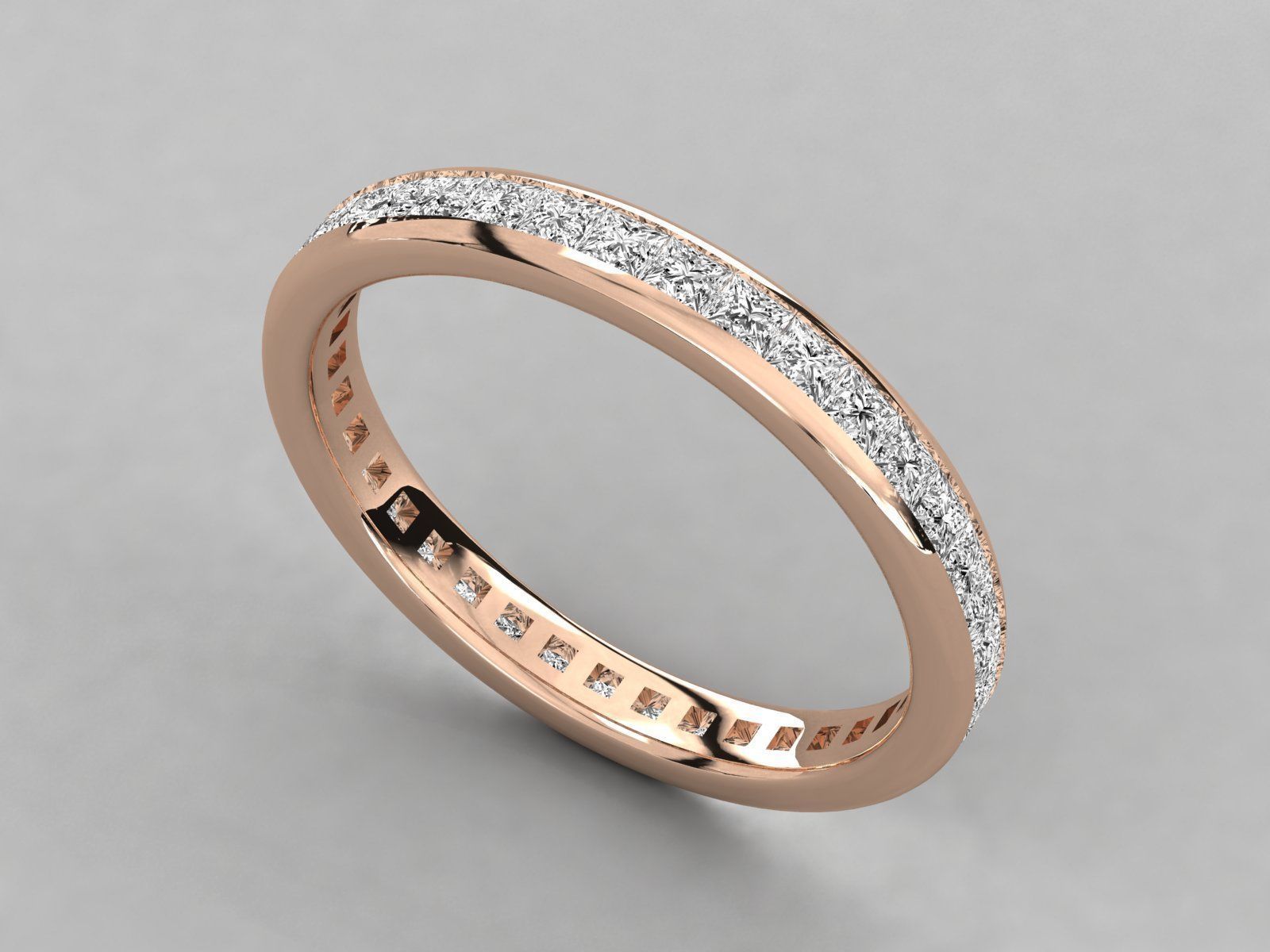 Women ring 3dm stl render detail  3D print model_3