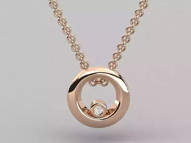 Women pendant 3dm stl render detail 3D print model
