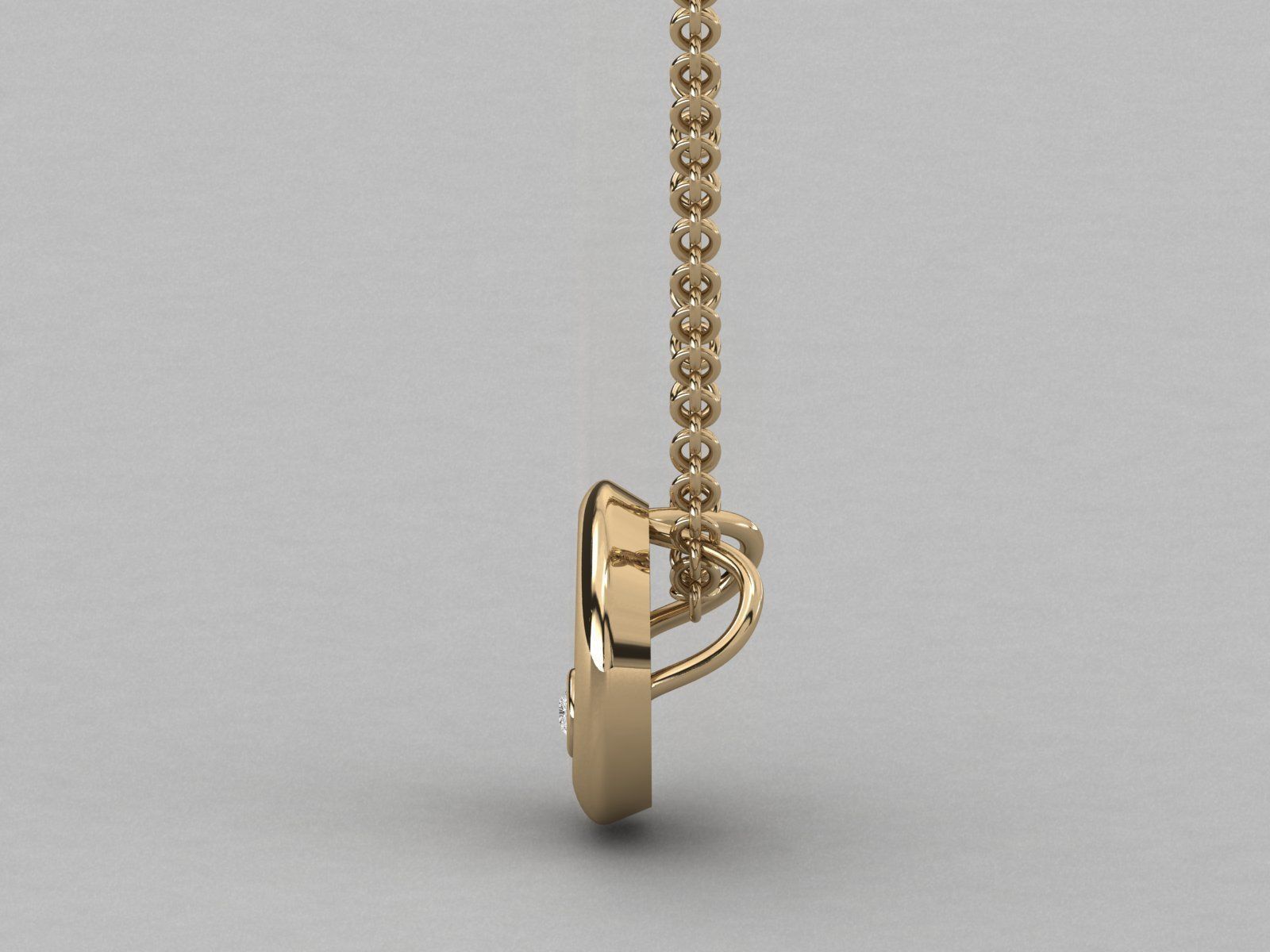 Women pendant 3dm stl render detail 3D print model_8