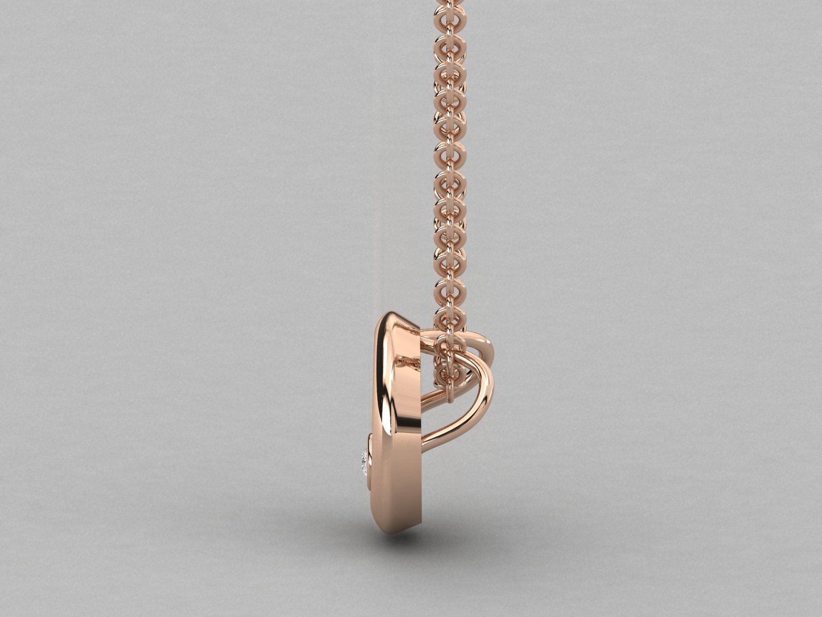 Women pendant 3dm stl render detail 3D print model_2