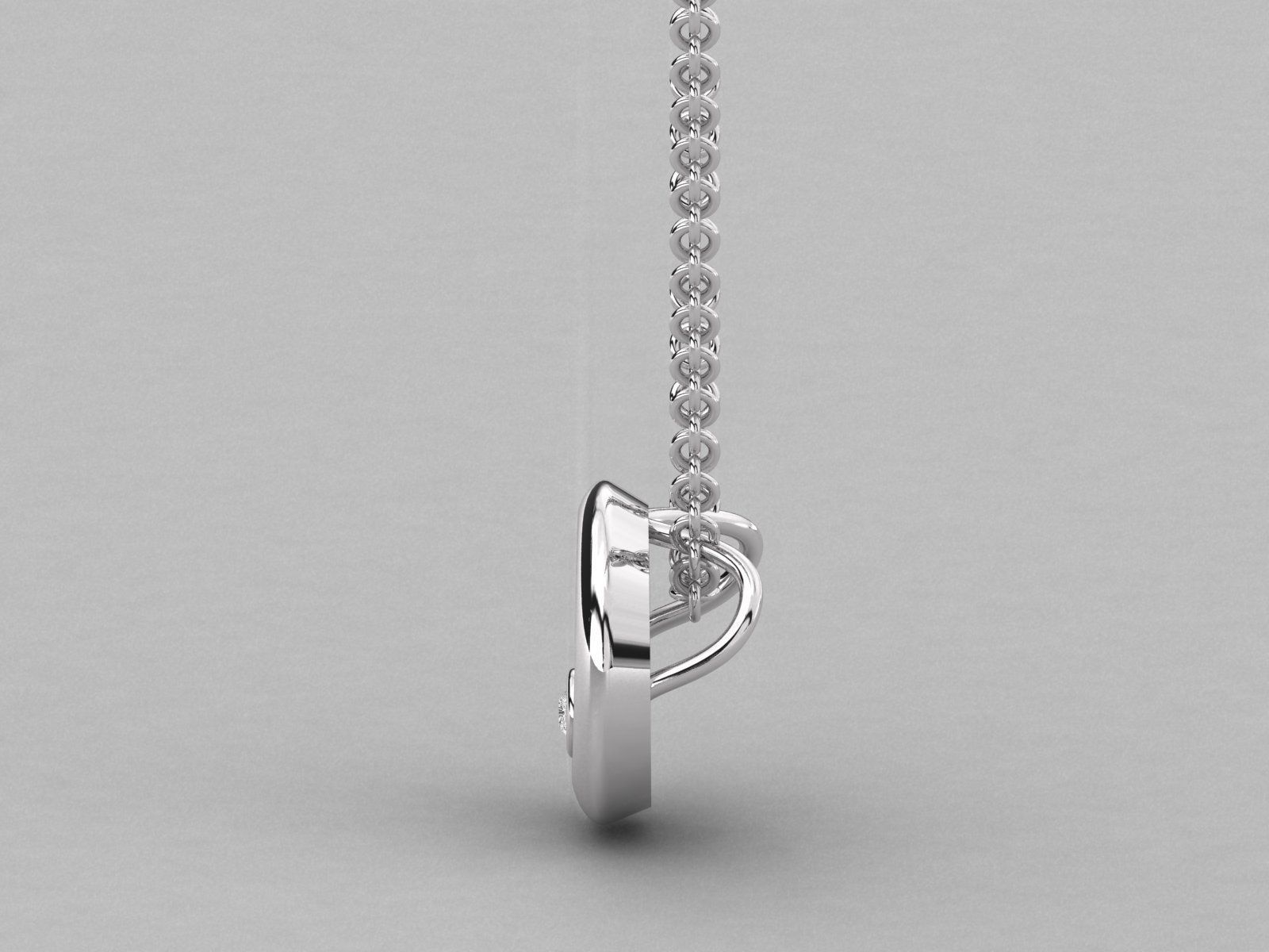Women pendant 3dm stl render detail 3D print model_5