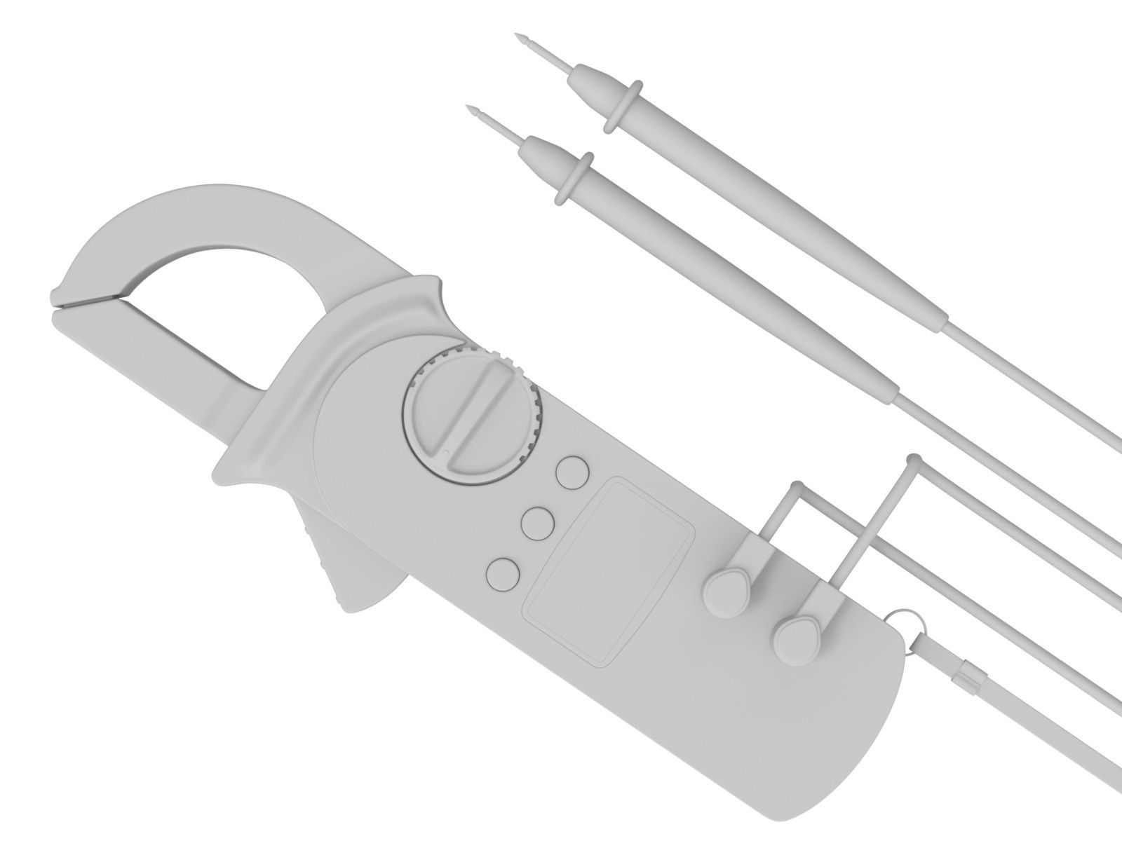 Digital Clamp Meter 3D model_16