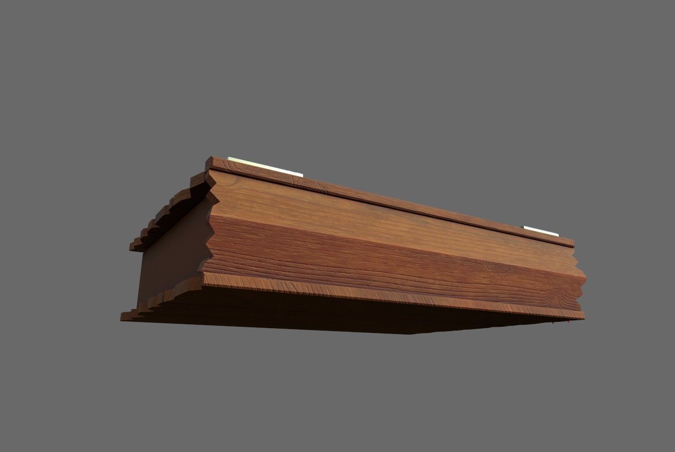 Books stylized Low-poly 3D model_5