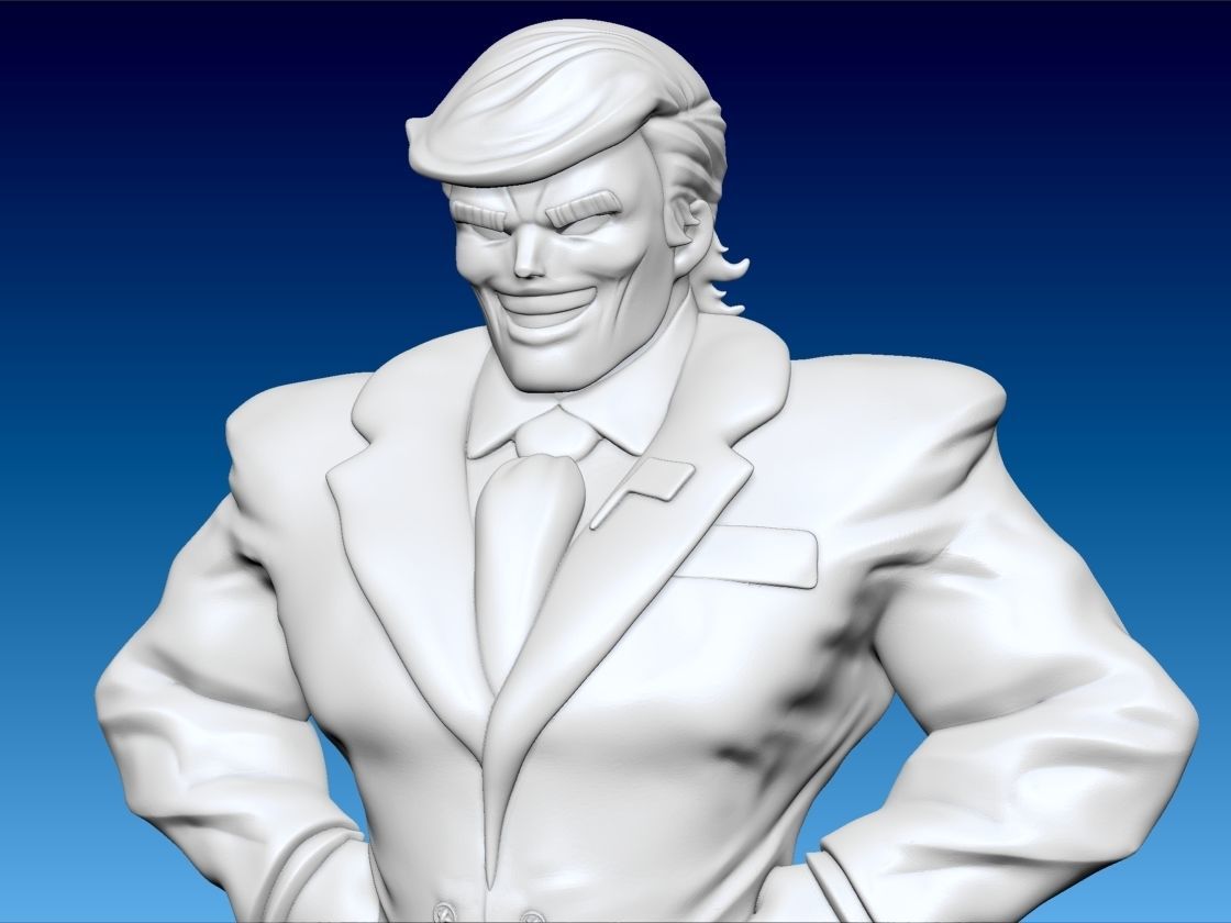 Wall Might All Might Trump 3D print model_2