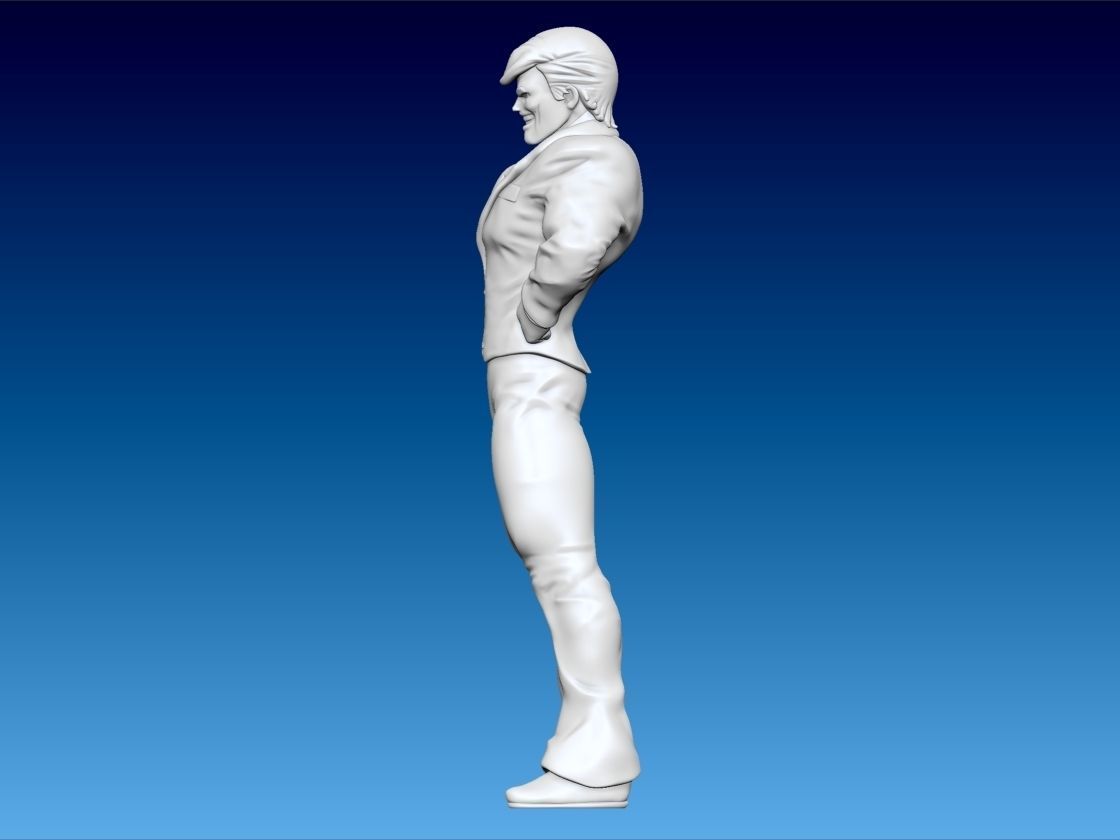Wall Might All Might Trump 3D print model_3