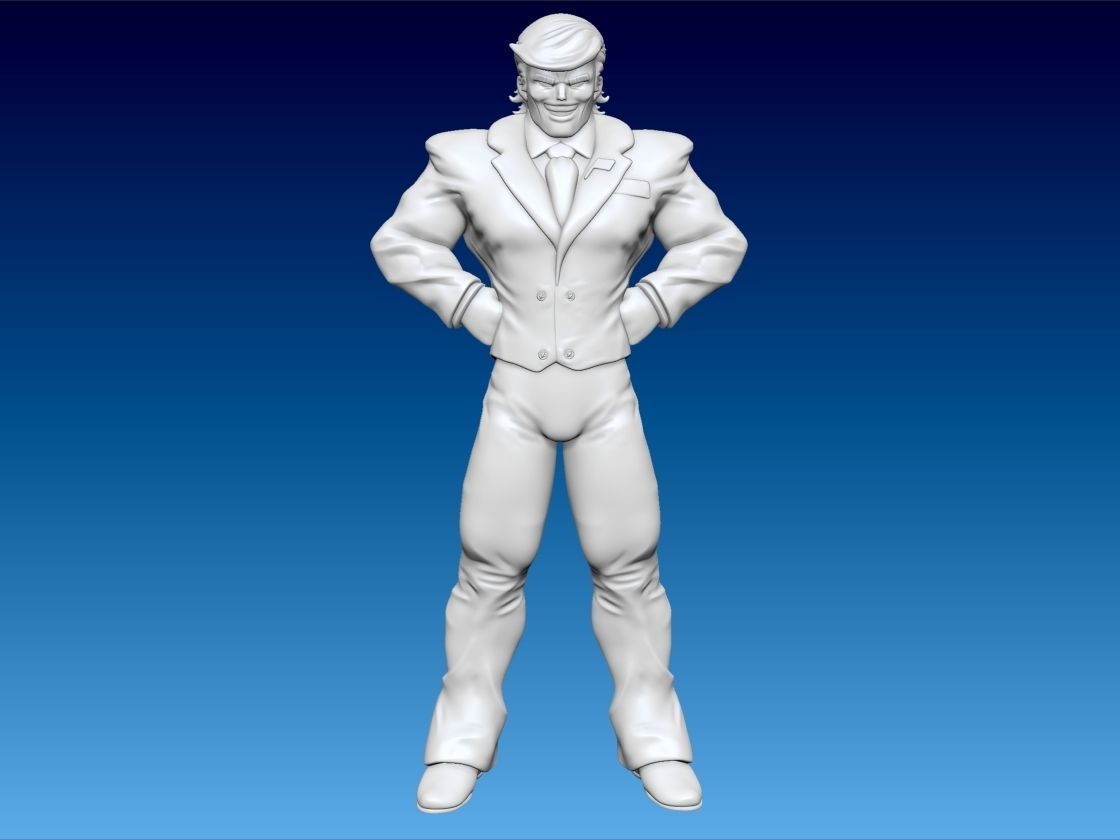 Wall Might All Might Trump 3D print model_8