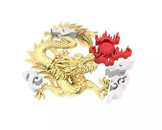 GRAGON gold and dragon