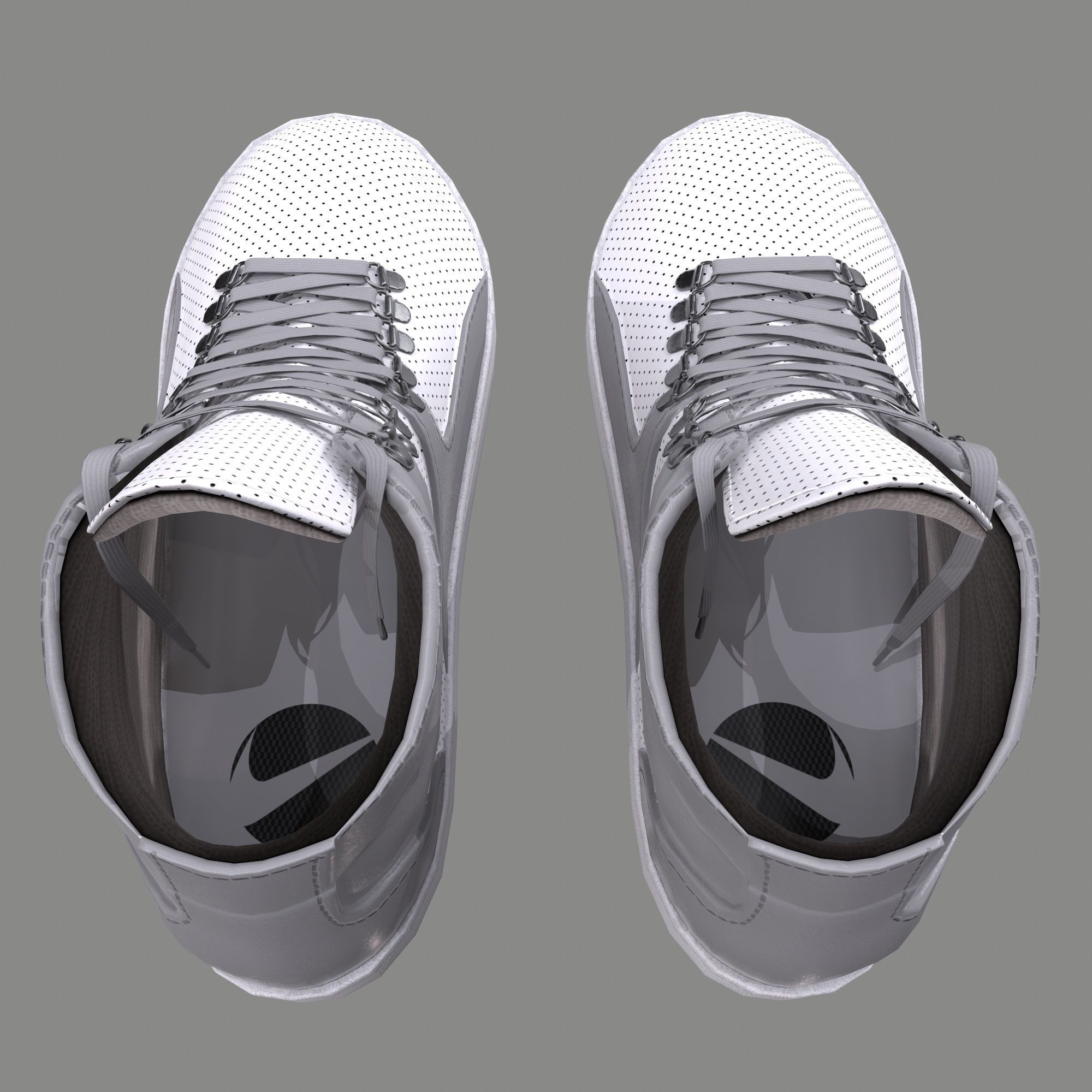 Sport Shoes Low-poly 3D model_2