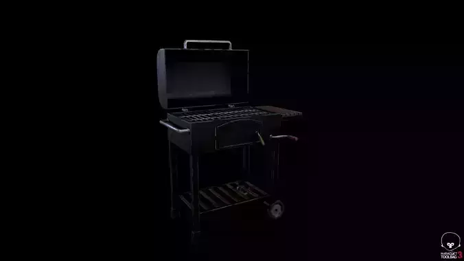 Barbeque - Gest Low-poly 3D model