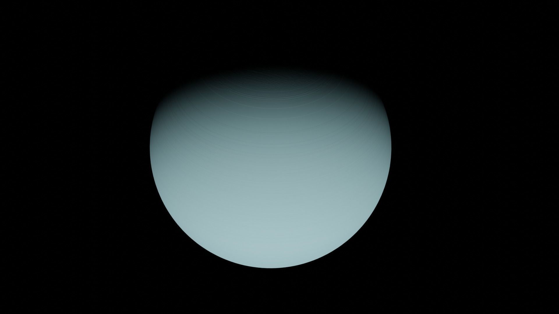 Uranus egg Low-poly 3D model_3