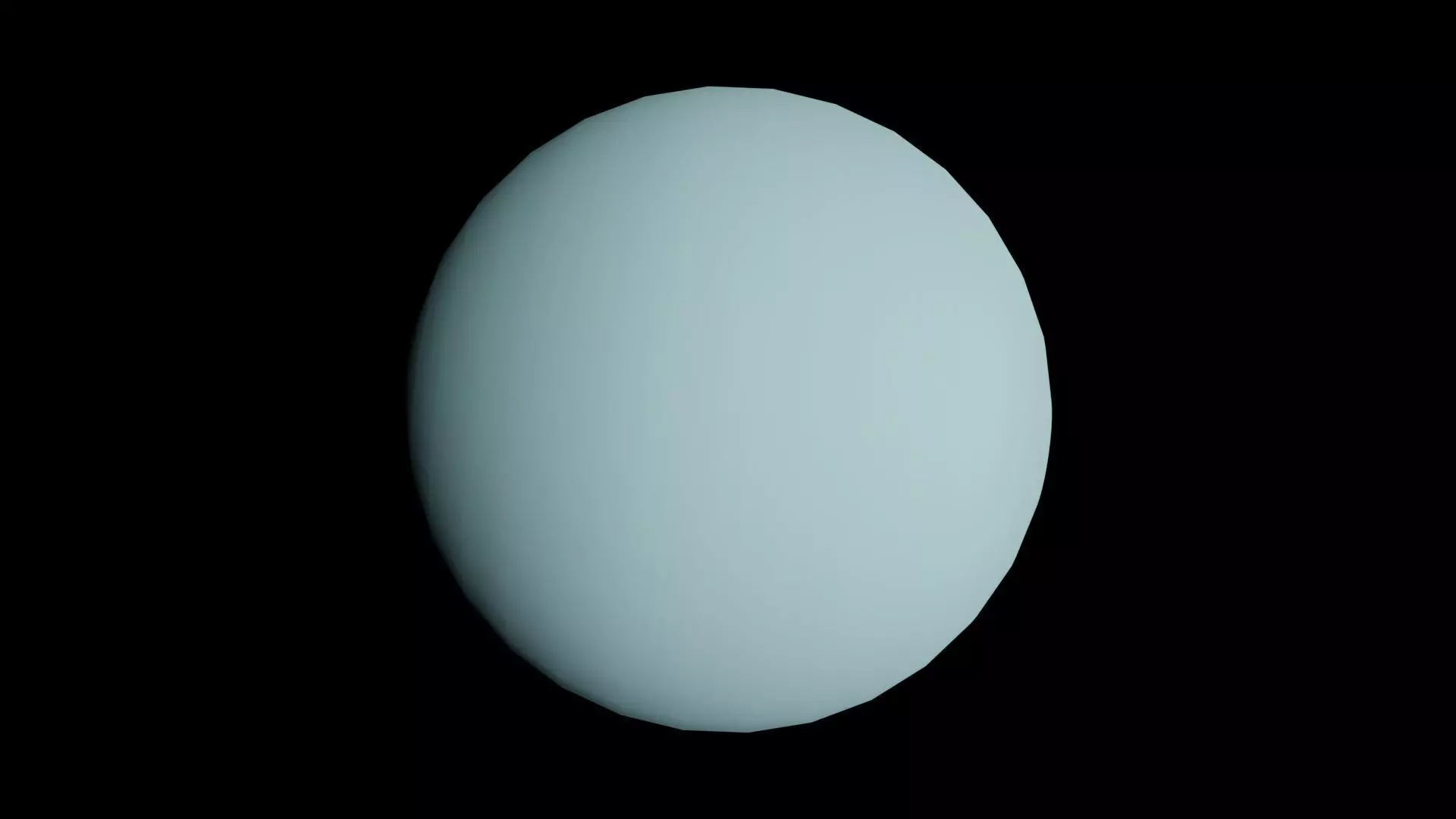 Uranus egg Low-poly 3D model_0