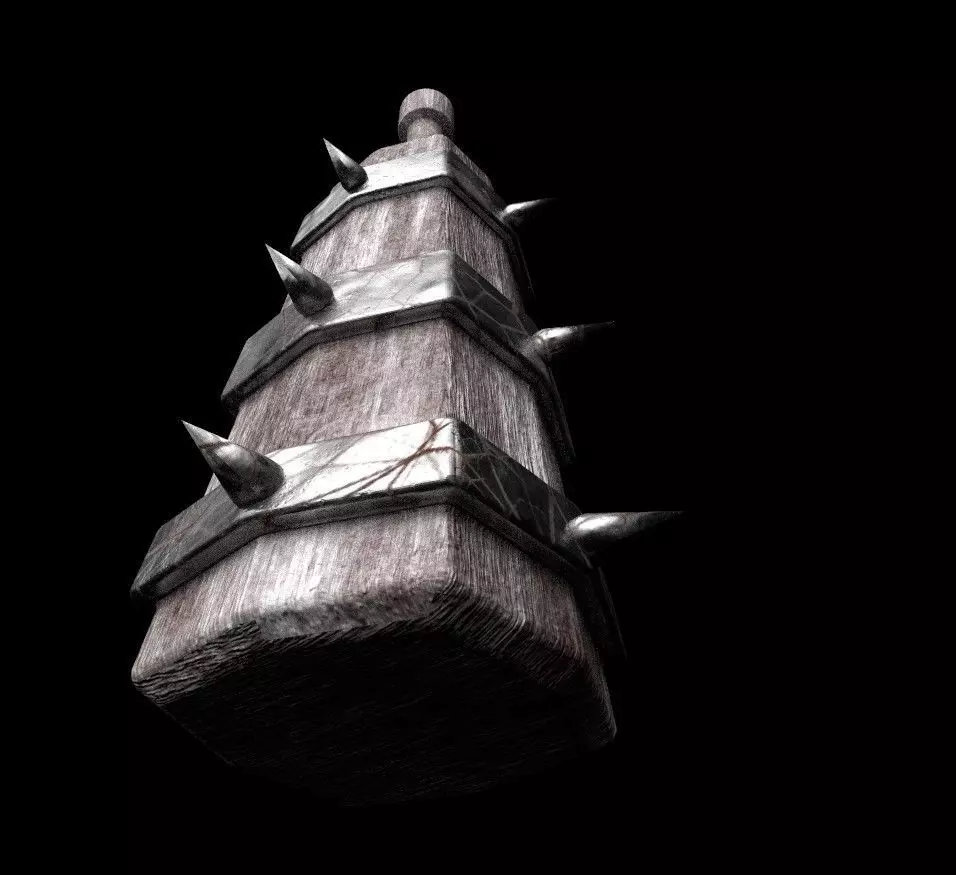 orc stick Free 3D model