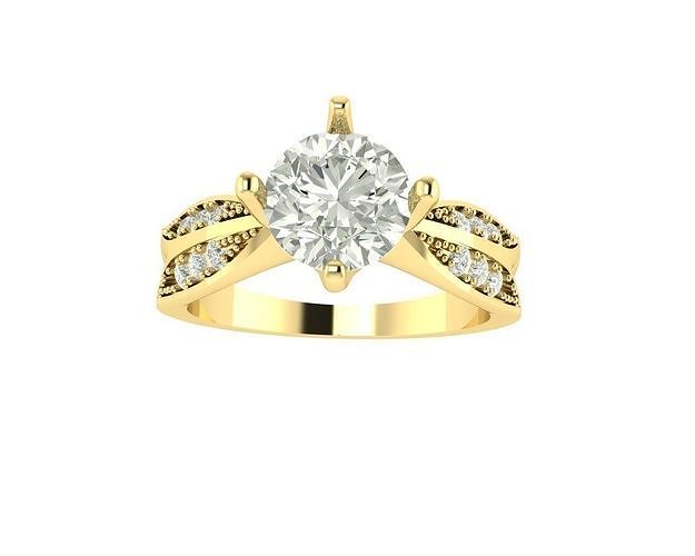RING DIAMOND Free 3D print model
