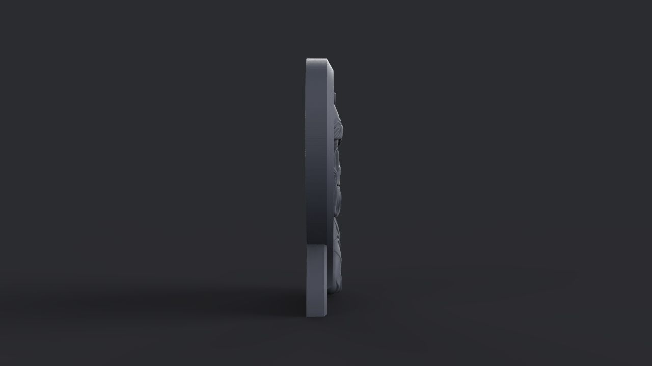 Praying Angel Tombstone 3D print model_3