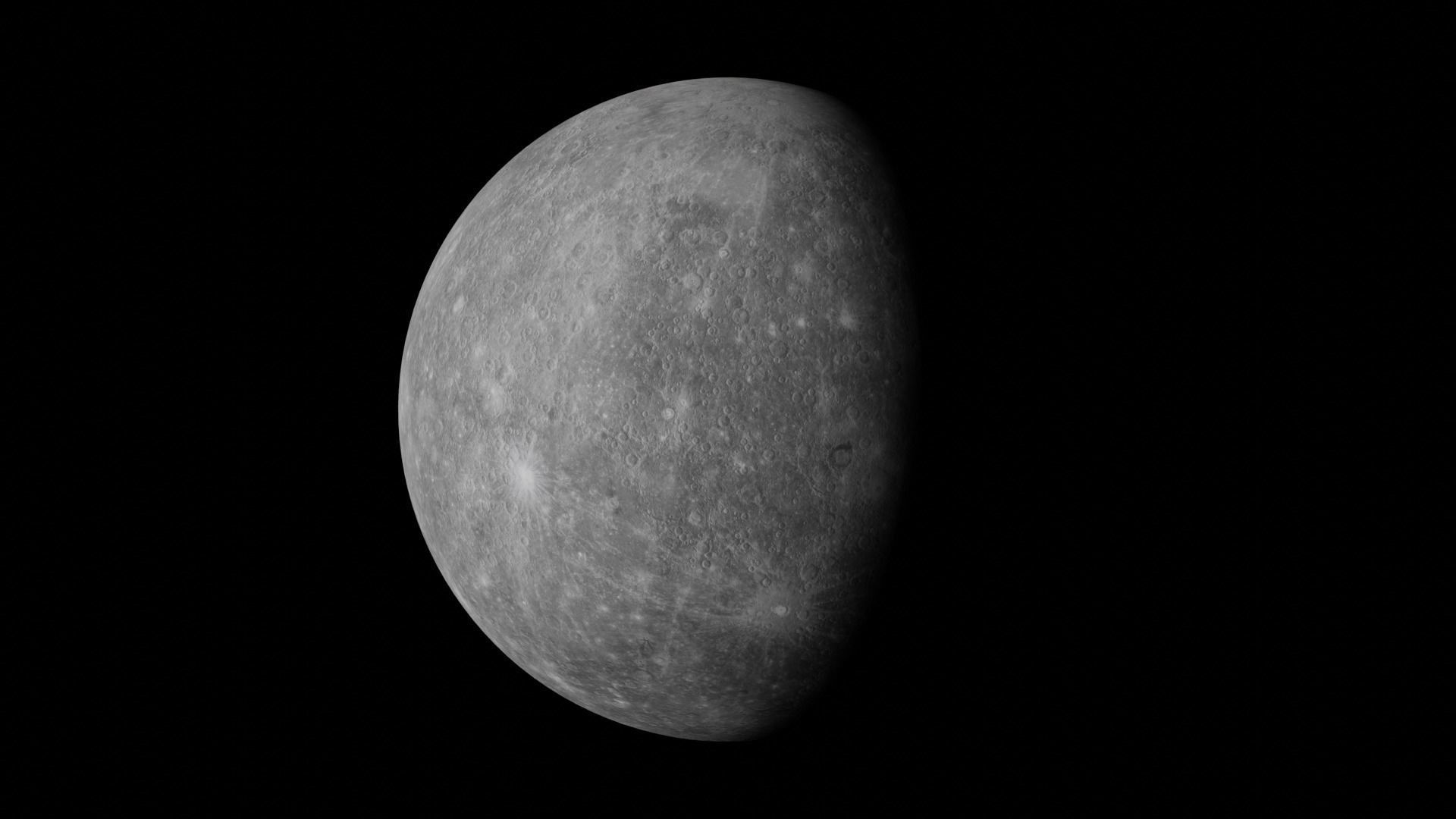 Mercury nasa Low-poly 3D model_2