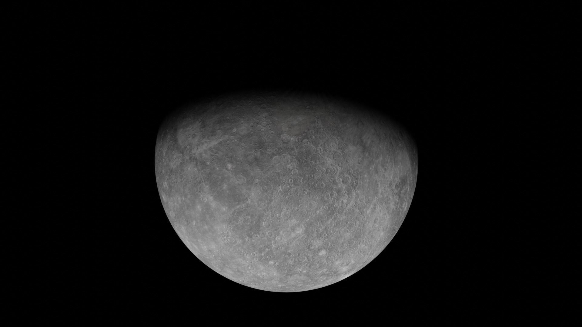 Mercury nasa Low-poly 3D model_3