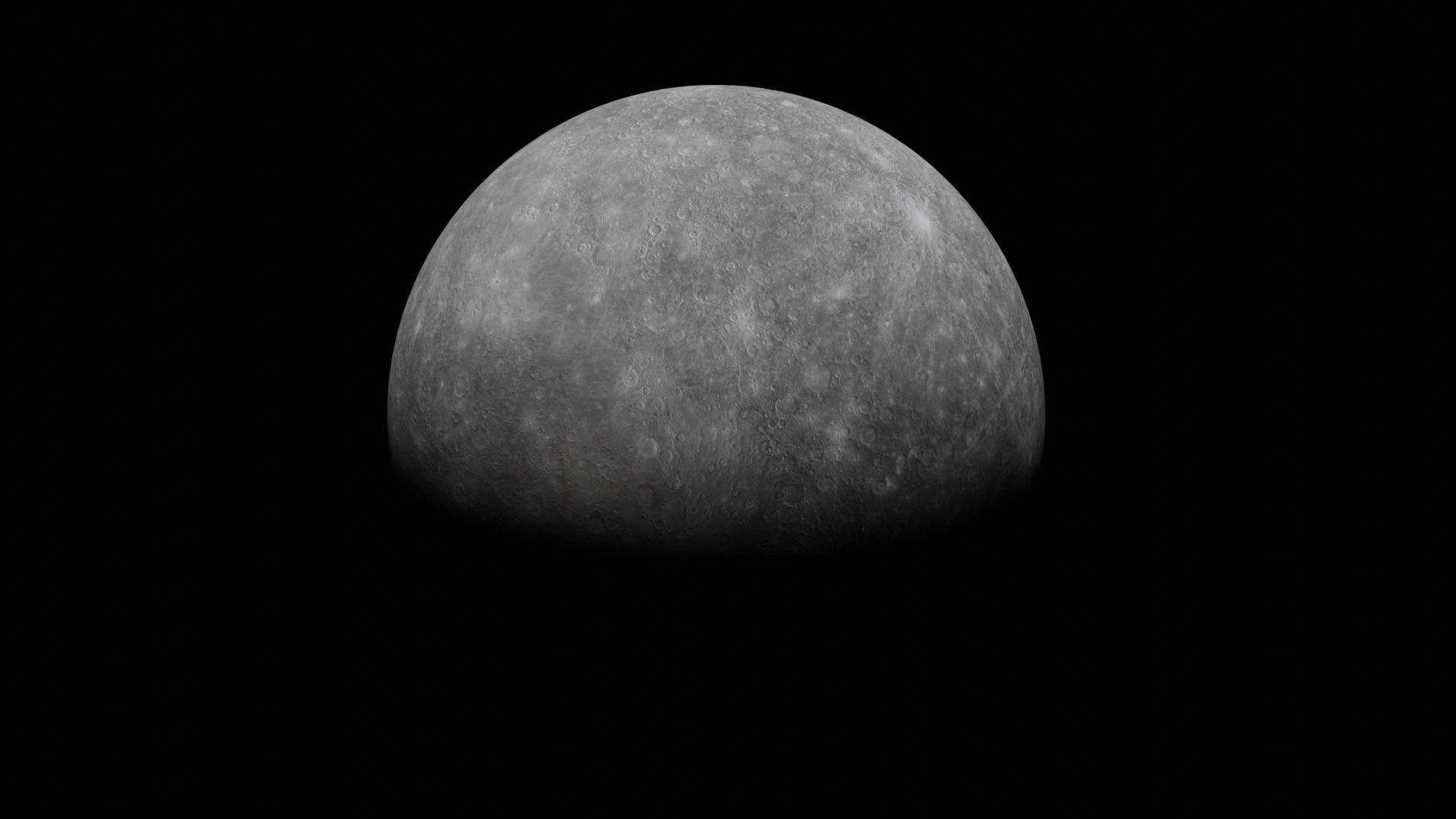 Mercury nasa Low-poly 3D model_4