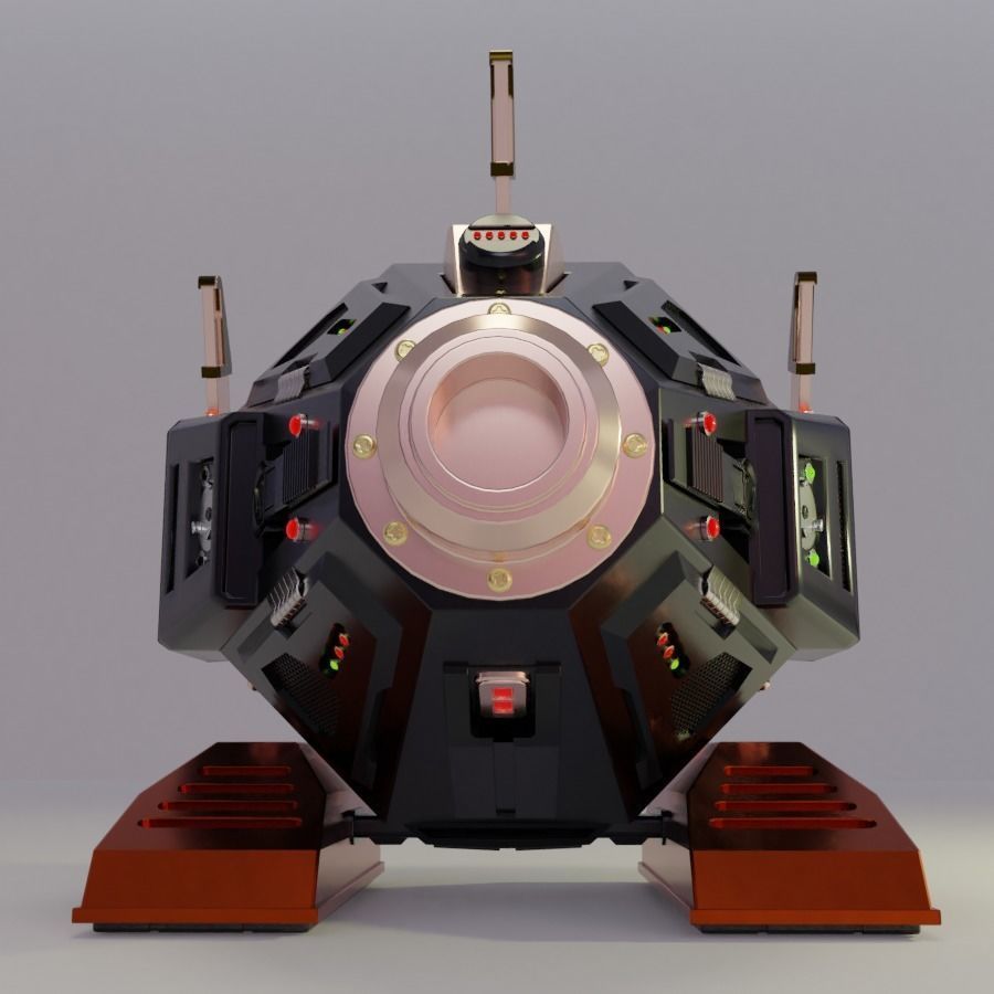 StarTrek Exocomp fan art 3D model_2