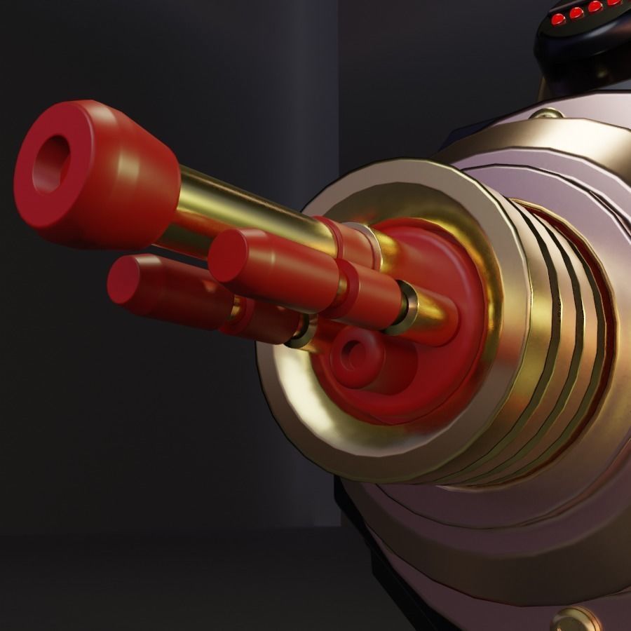 StarTrek Exocomp fan art 3D model_8