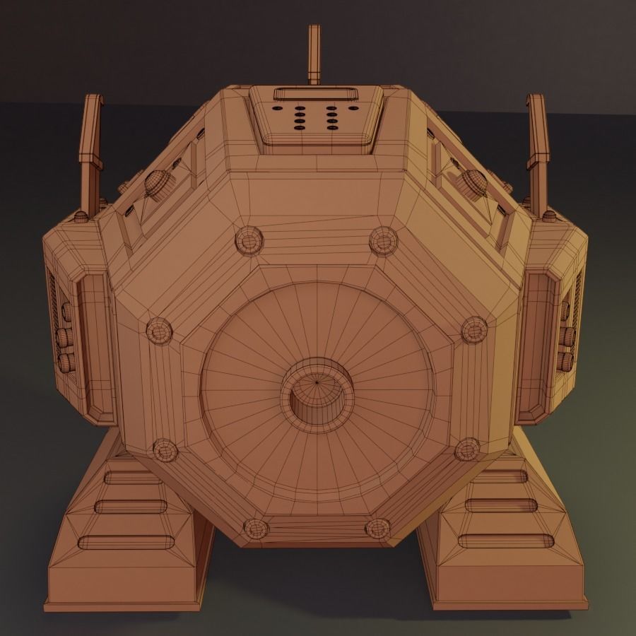 StarTrek Exocomp fan art 3D model_11