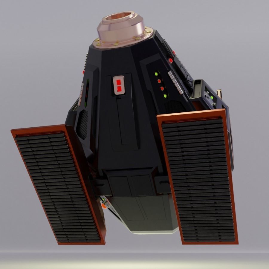 StarTrek Exocomp fan art 3D model_4