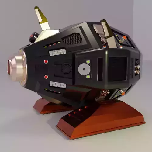 StarTrek Exocomp fan art 3D model