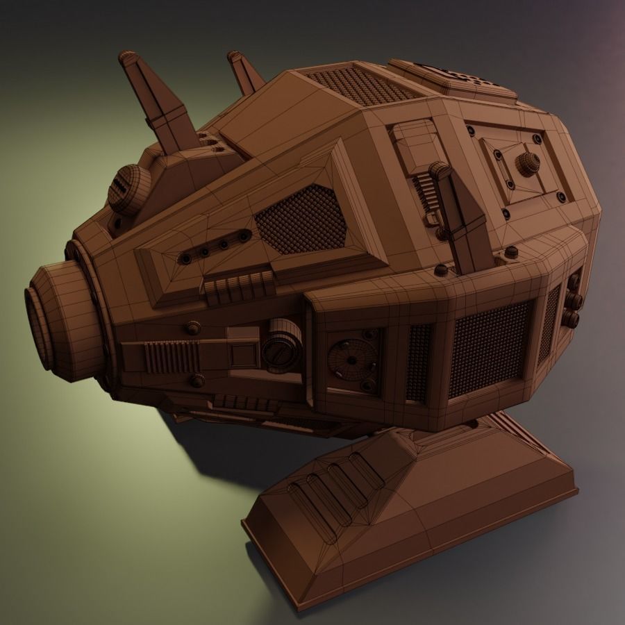 StarTrek Exocomp fan art 3D model_10