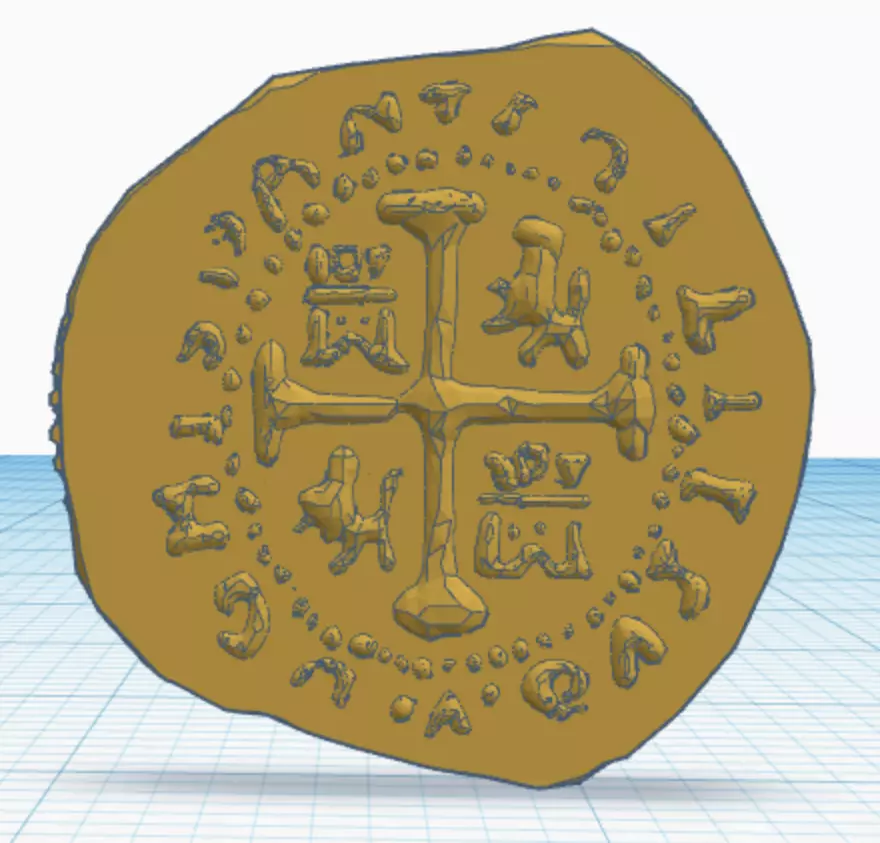 Doubloon spanish coin 3D model