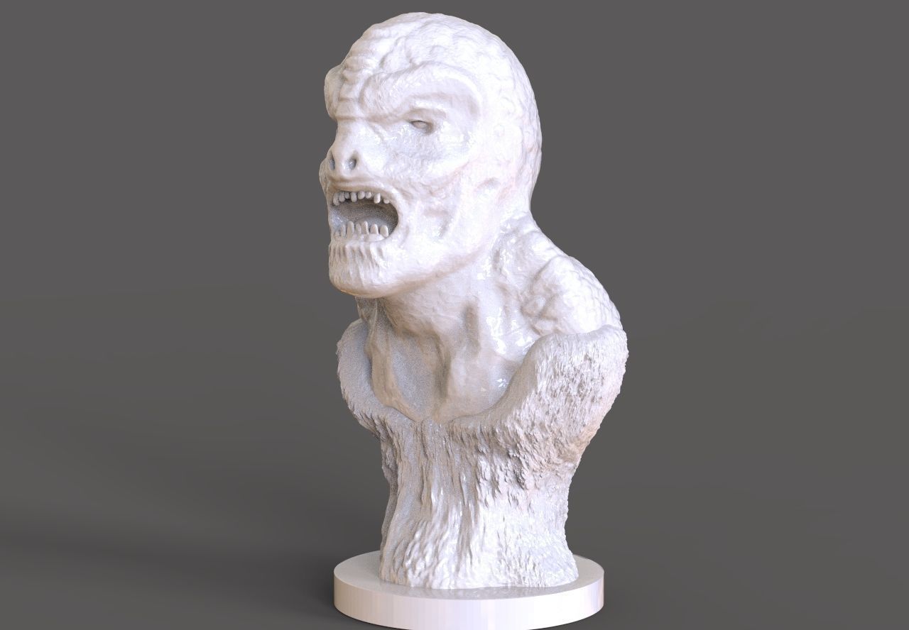 Locust Drone Bust 3D print model_3