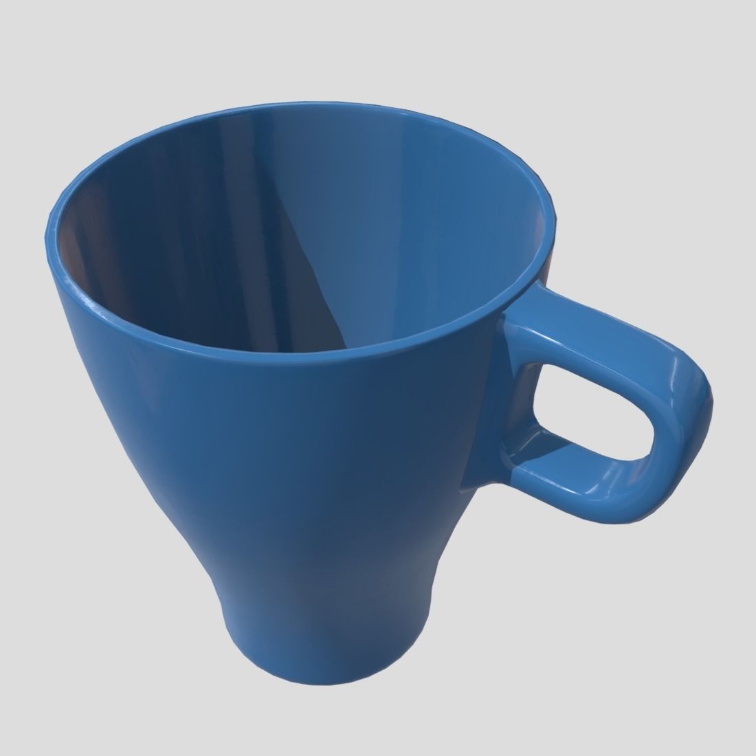 Mug 3 coffee Low-poly 3D model_3