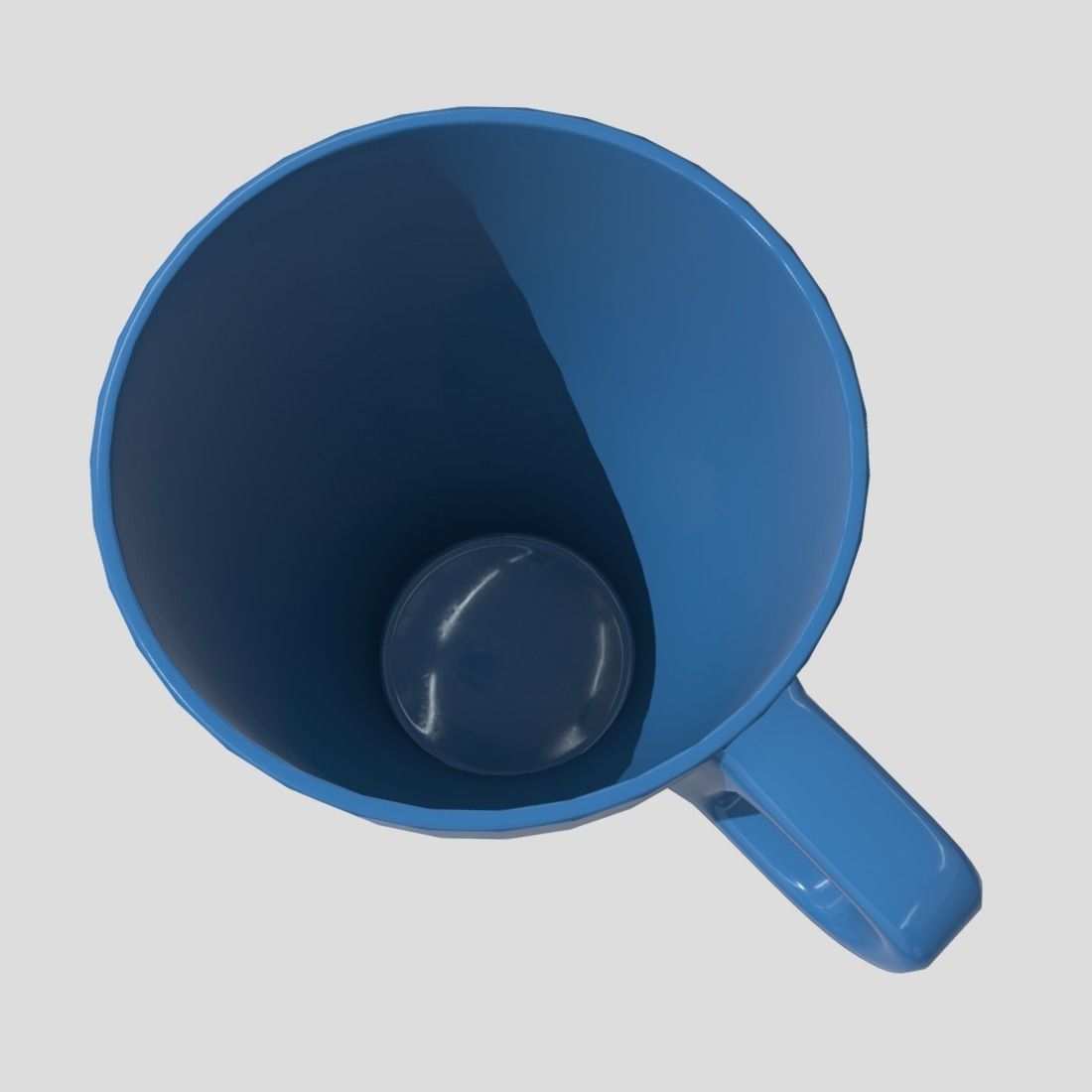 Mug 3 coffee Low-poly 3D model_5