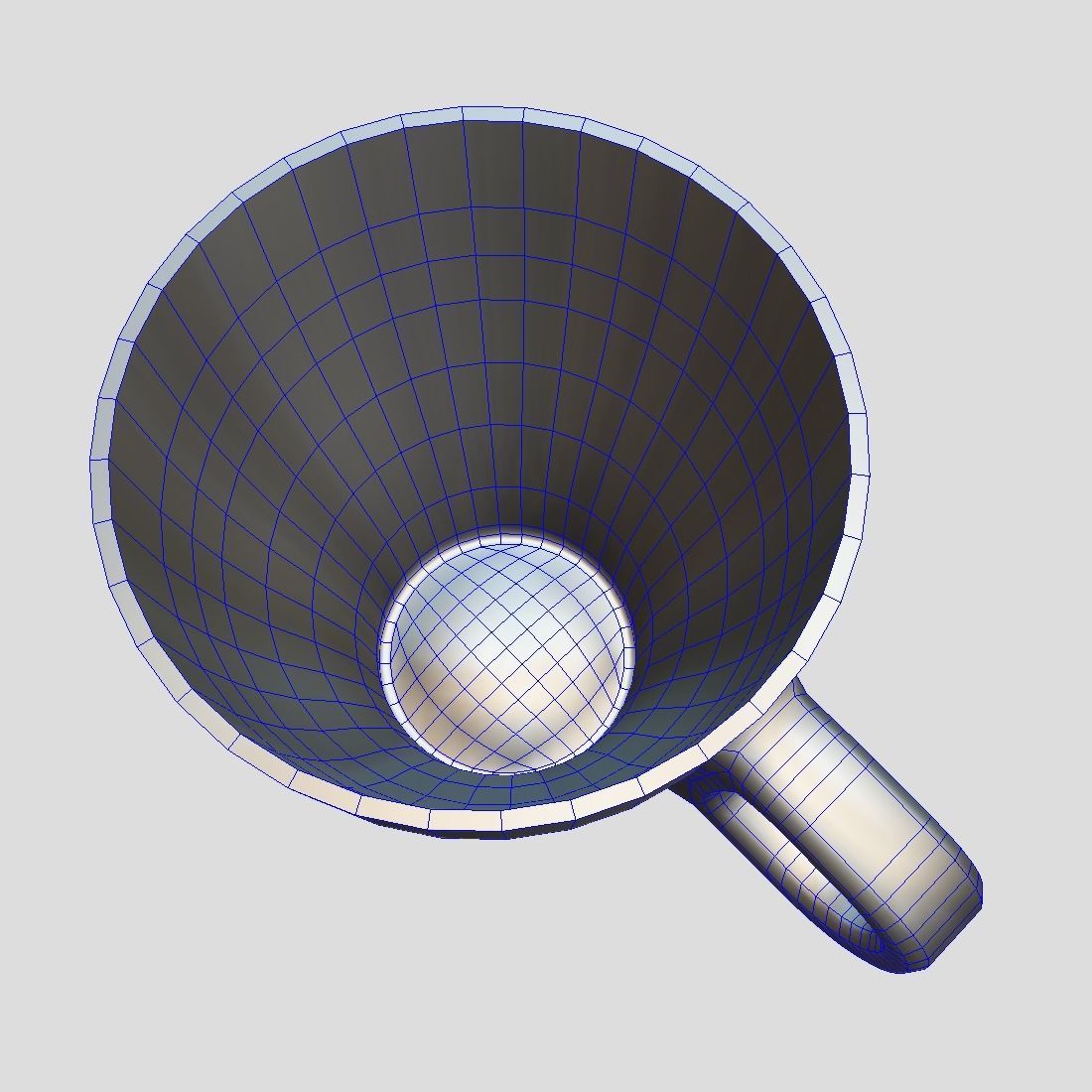 Mug 3 coffee Low-poly 3D model_6