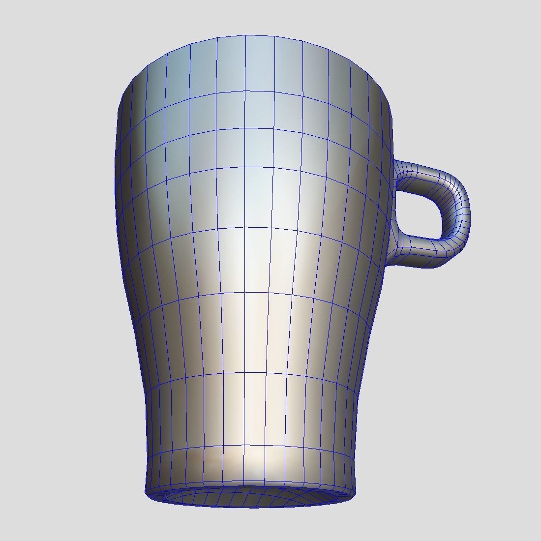Mug 3 coffee Low-poly 3D model_12