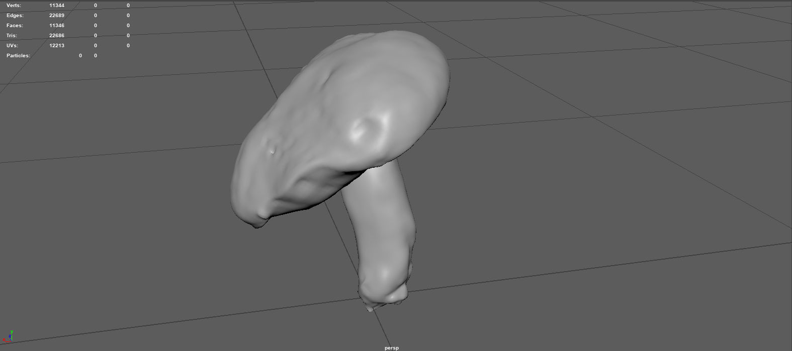 MUSHROOM 5 Low-poly 3D model_5