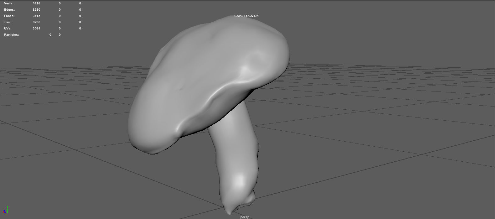 MUSHROOM 5 Low-poly 3D model_13