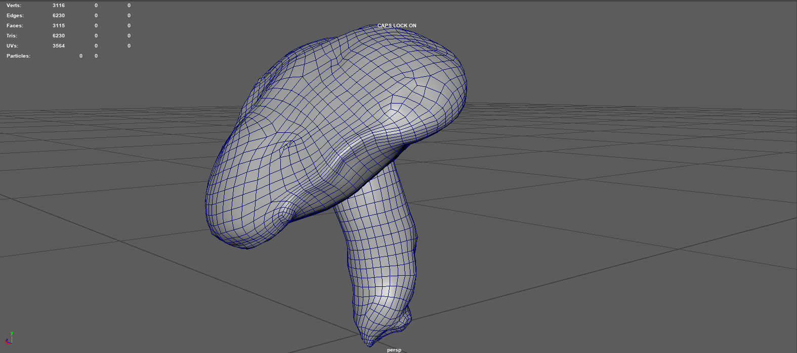 MUSHROOM 5 Low-poly 3D model_12