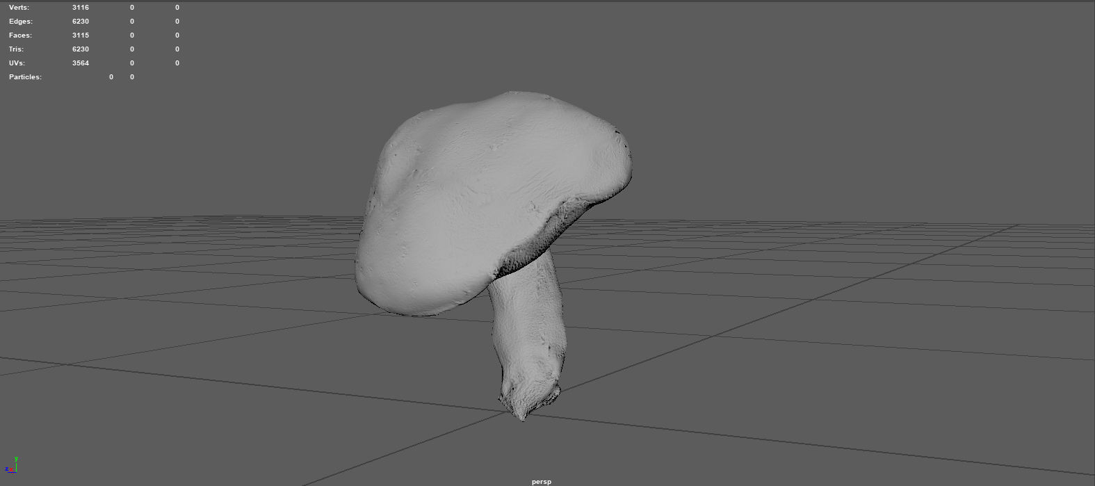 MUSHROOM 5 Low-poly 3D model_14