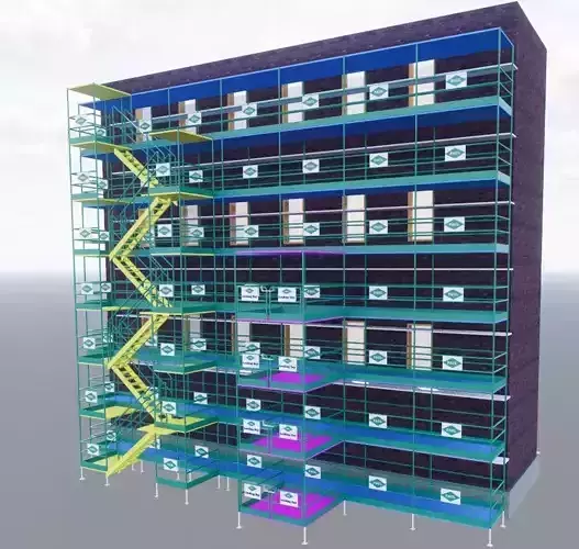 Parametric Scaffolding Tower