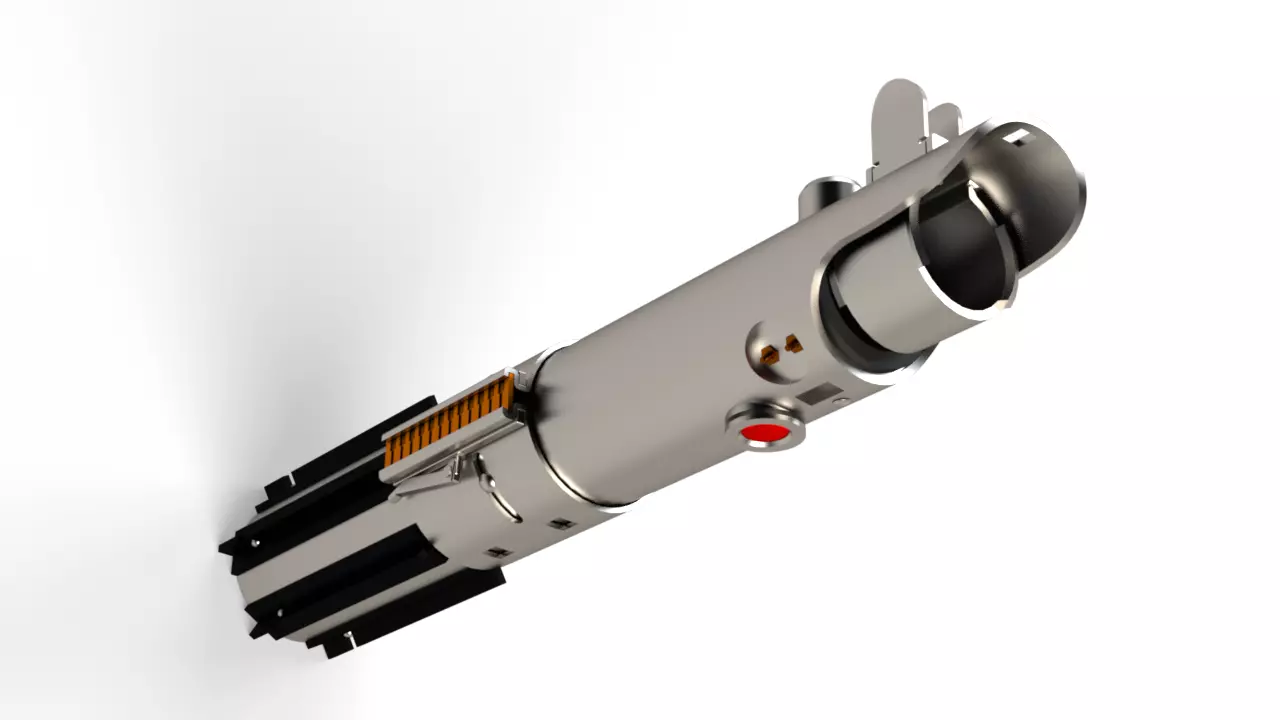 Anakin Skywalker Replica Lightsaber Hilt - 3D Printable to Scale 3D print model_0
