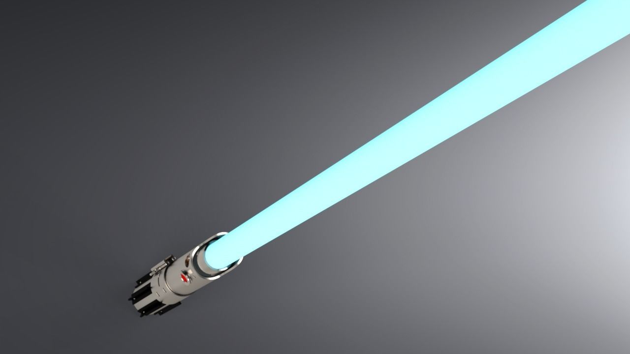 Anakin Skywalker Replica Lightsaber Hilt - 3D Printable to Scale 3D print model_1