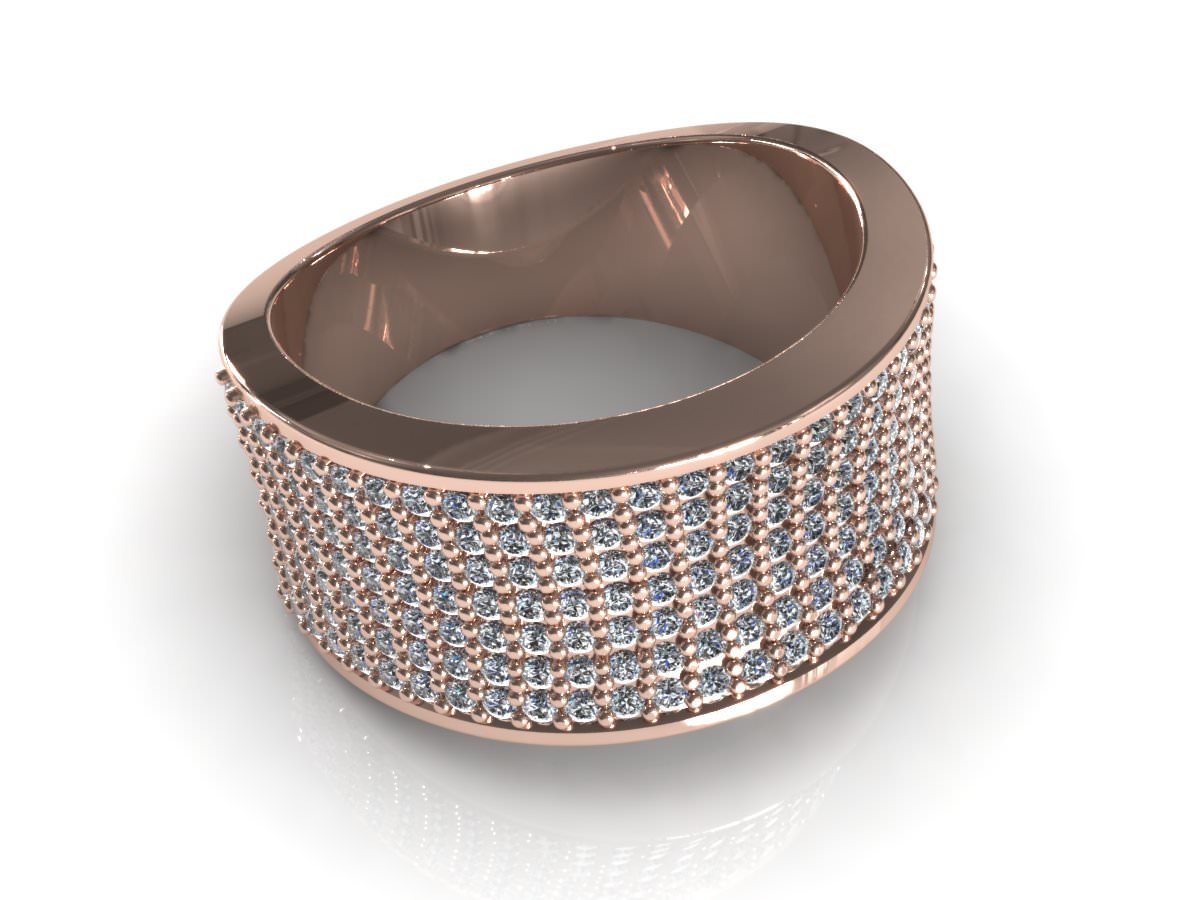 C3D Diamond Ring 009 3D print model_2
