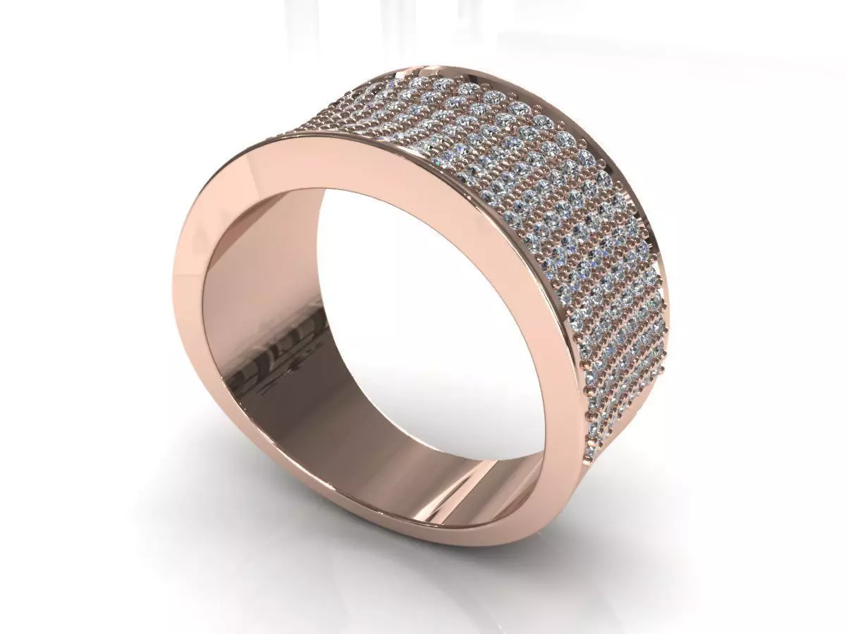 C3D Diamond Ring 009 3D print model_0