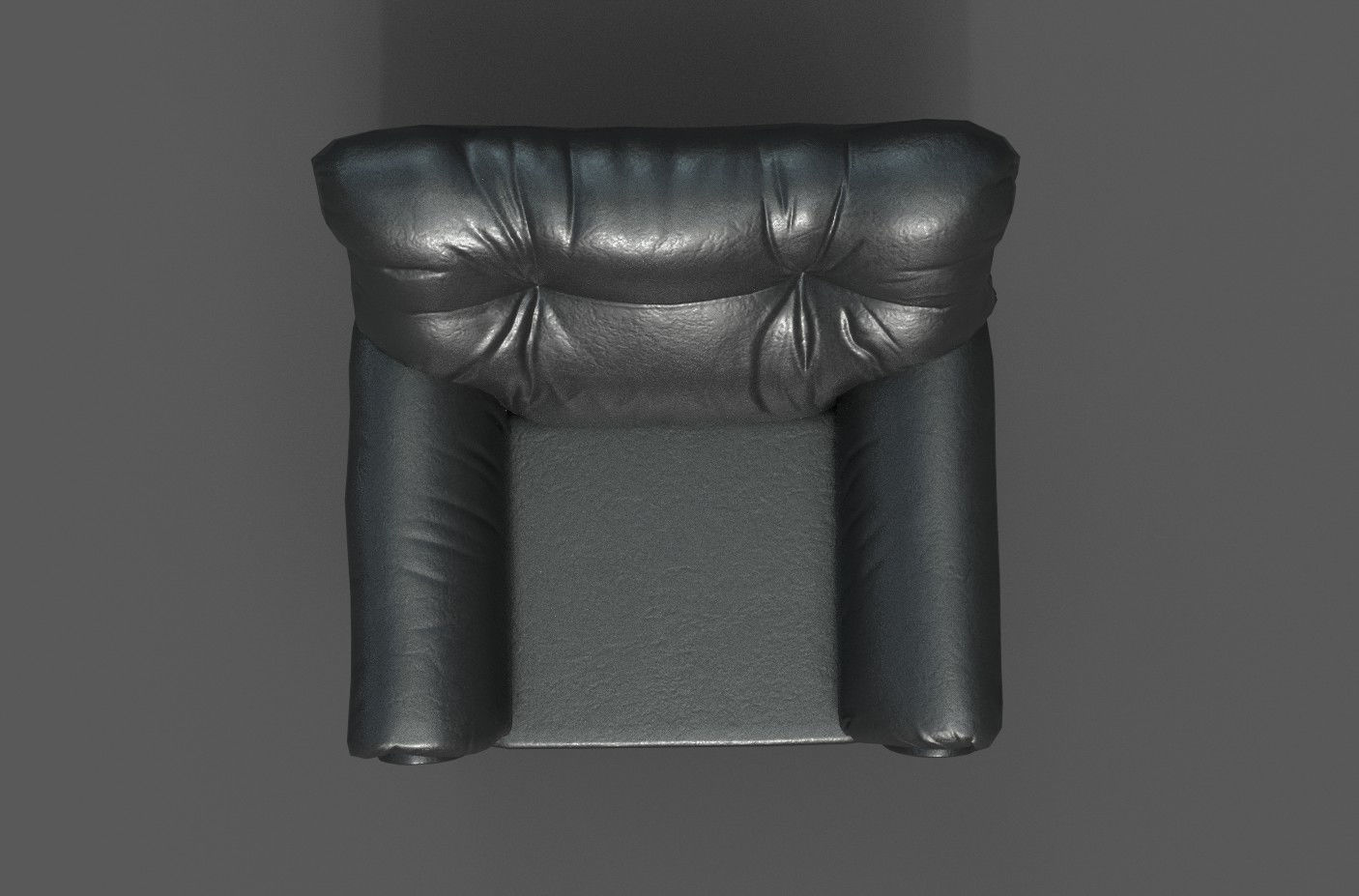 Arm Chair Sofa Low-poly 3D model_3