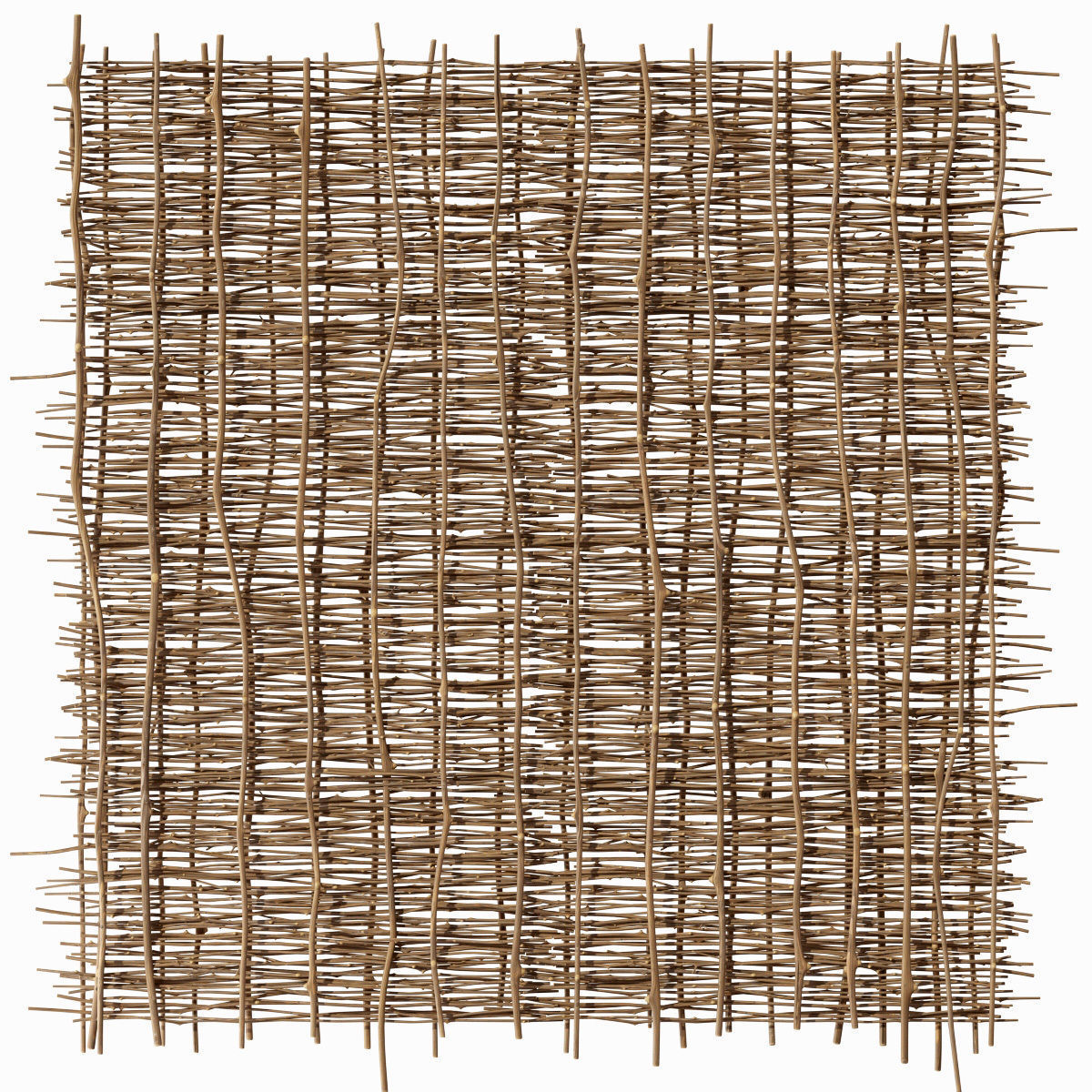 Ceiling wicker branch crooked 3D model_11