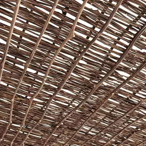 Ceiling wicker branch crooked 3D model