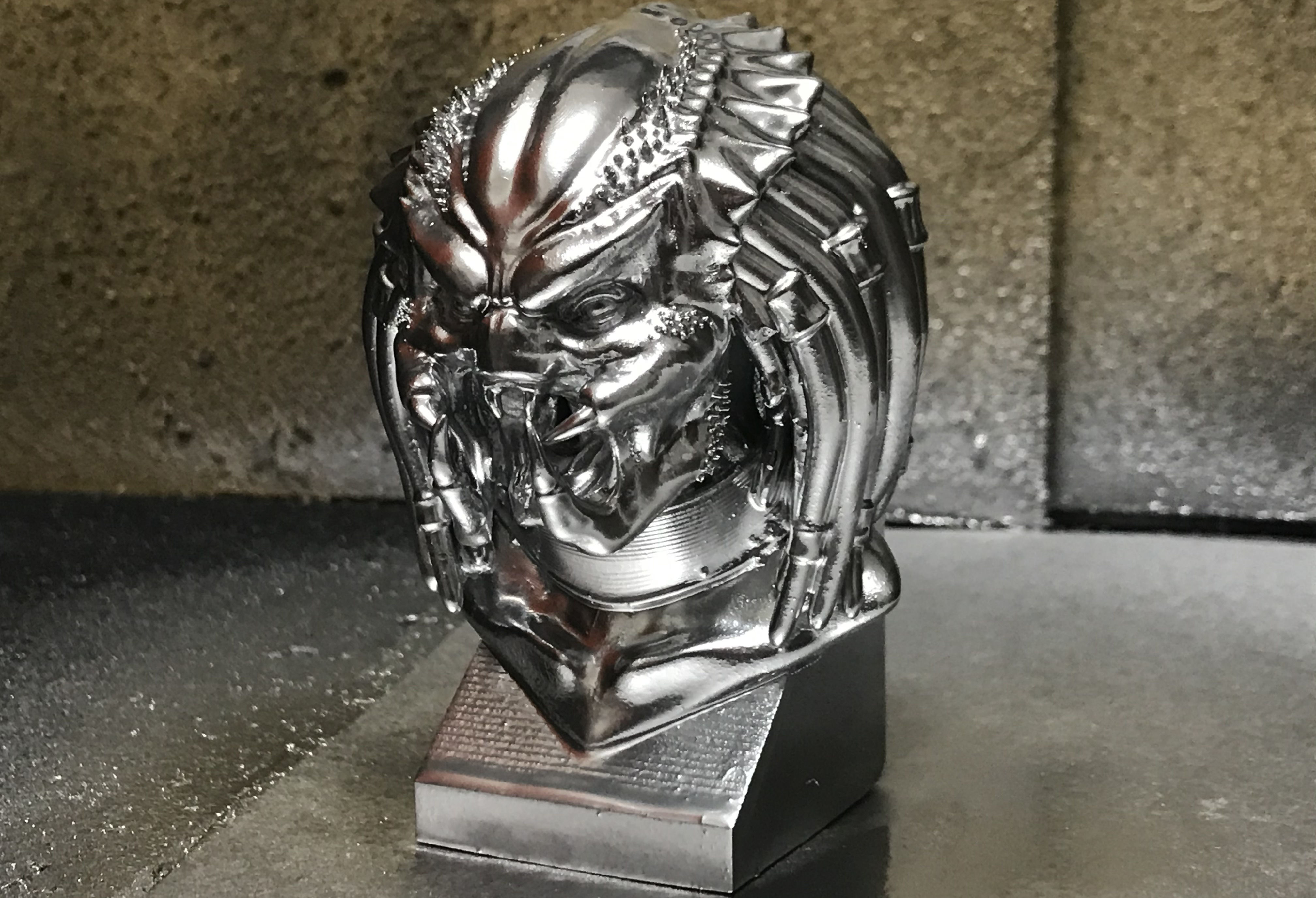 Predator Bust 3D print model_4