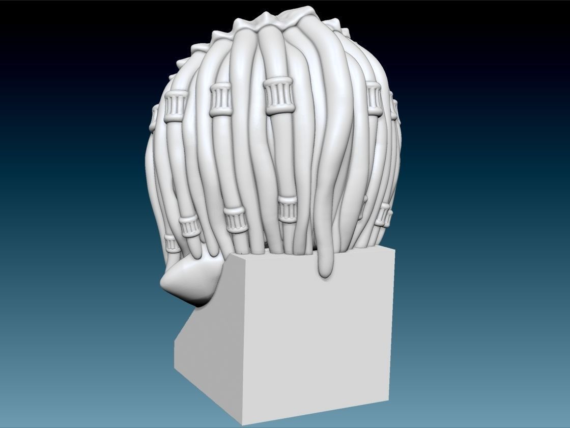 Predator Bust 3D print model_6